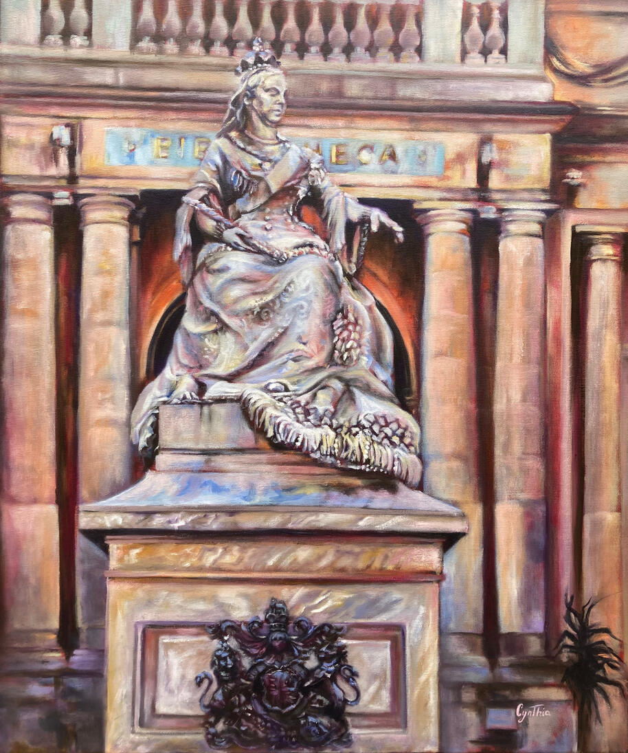 The Queen Victoria Monument in Valletta