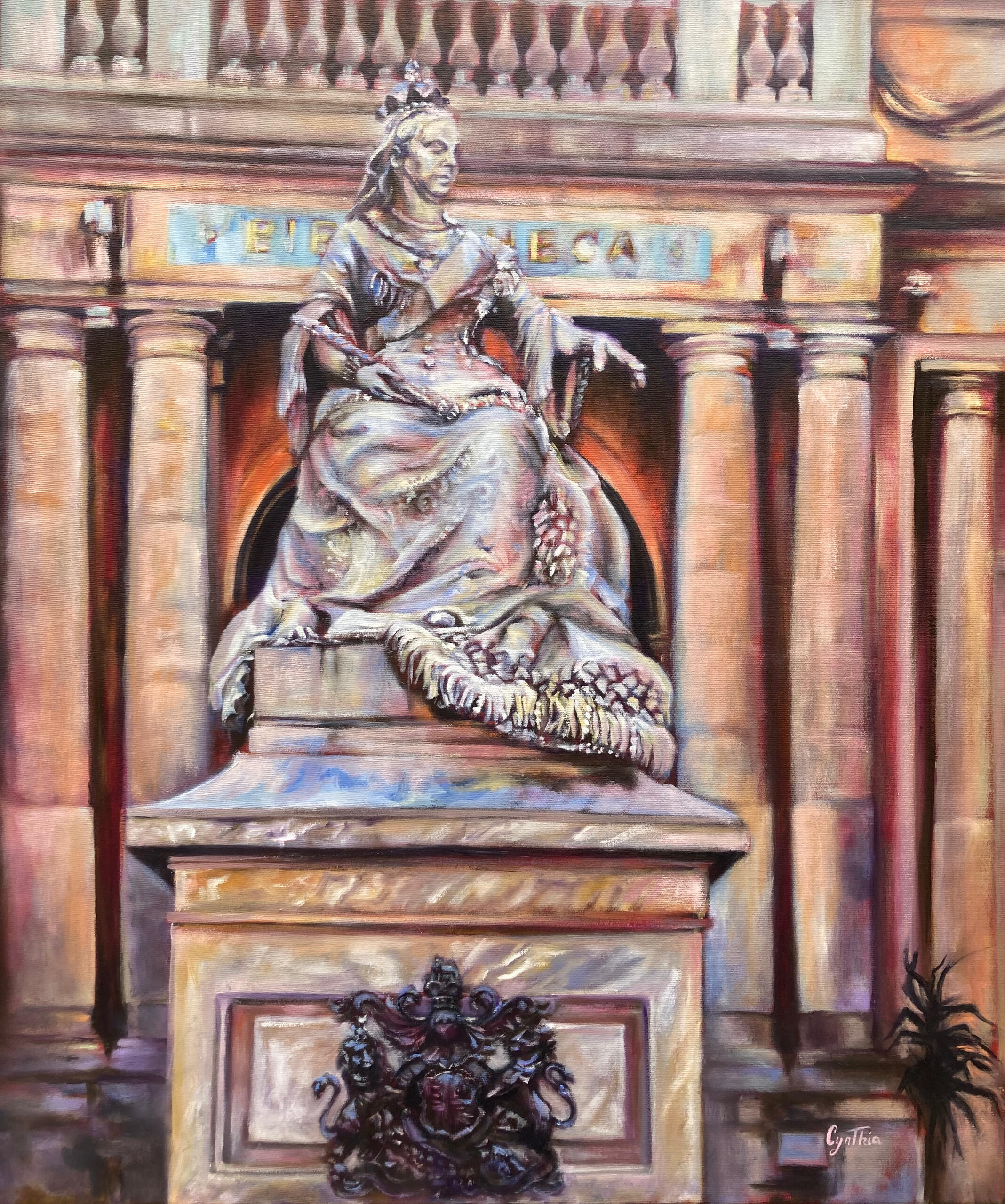 The Queen Victoria Monument in Valletta